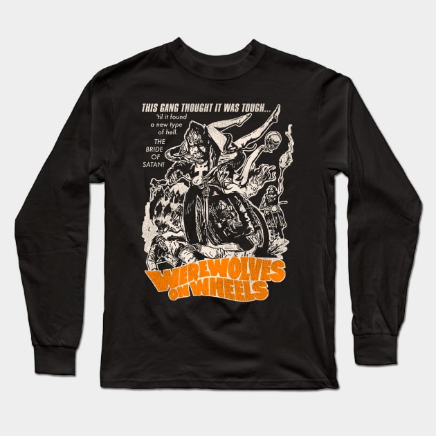 Werewolves on Wheels Long Sleeve T-Shirt by darklordpug